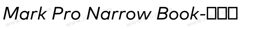 Mark Pro Narrow Book字体转换 Mark Pro Narrow Book字体转换